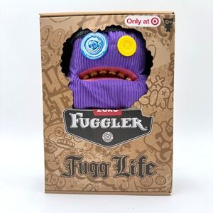 Fuggler Fugg Life Edition 9" SASQUOOSH Purple Gold Teeth Funny Ugly Monsters NIB